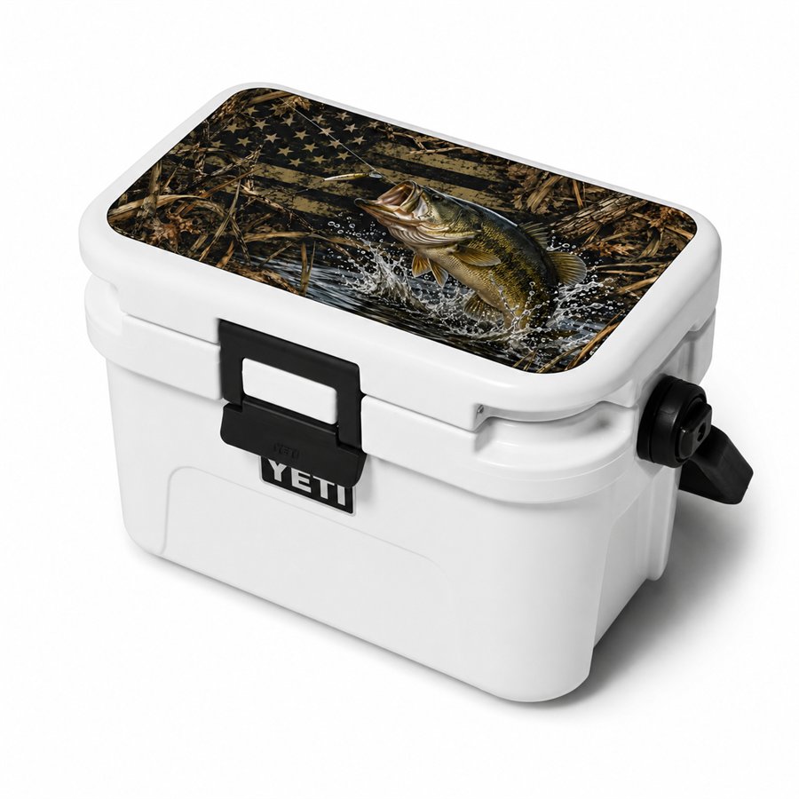 Marshland Bass Strike cooler skin